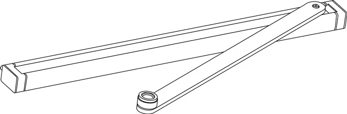 GEZE Gleitschiene ECturn für GEZE ECturn silber ( 3000255326 )