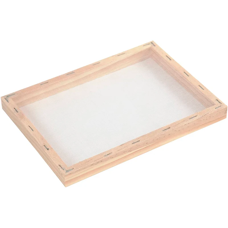 Rahmenform zum Papierschöpfen, A5, Größe 23x17x2cm cm, 20 mesh, 1 Stk [HOB-22797]