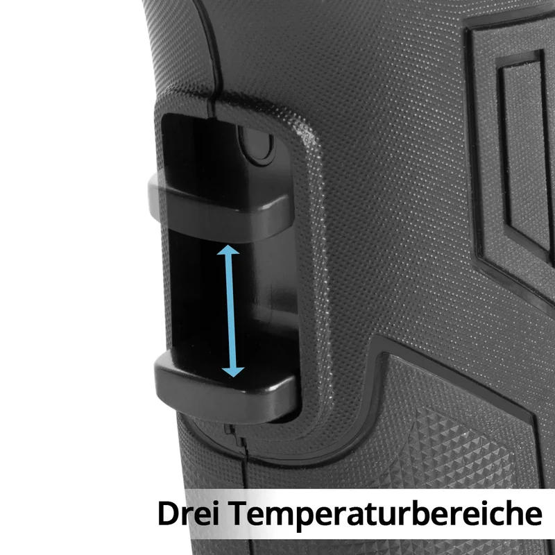 STAHLWERK HP-2000 ST 2.000 Watt starke Heissluftpistole und Heissluftfön bis 600 Grad Heissluftgebläse zum Entlacken, Schweissen, Schrumpfen oder Fügen von Kunststoffen