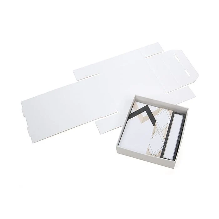 Pappschachtelböden Weiß 8x2.5x8.5cm (25 Stück) [WH356]
