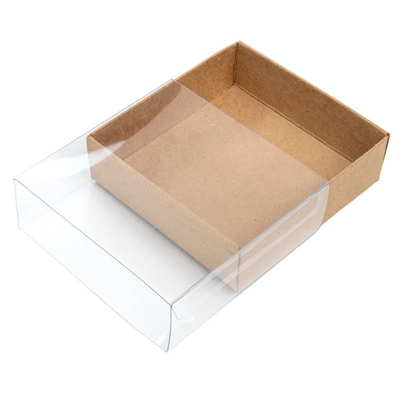 Aufschiebedeckel Transparent 8x2.5x8.5cm (25 Stück) [SC356]