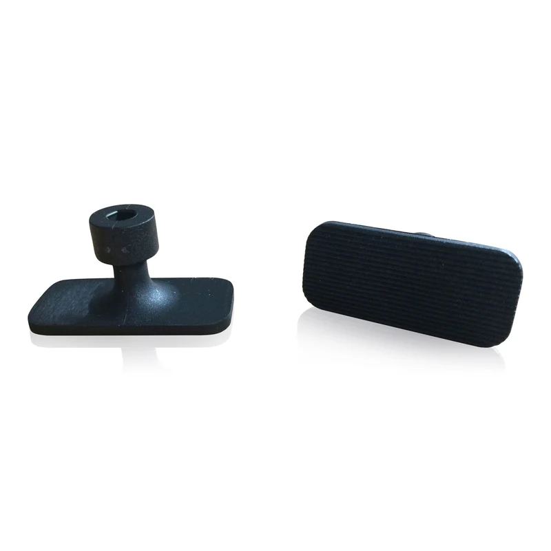 Klebeadapter schwarz 19x40mm