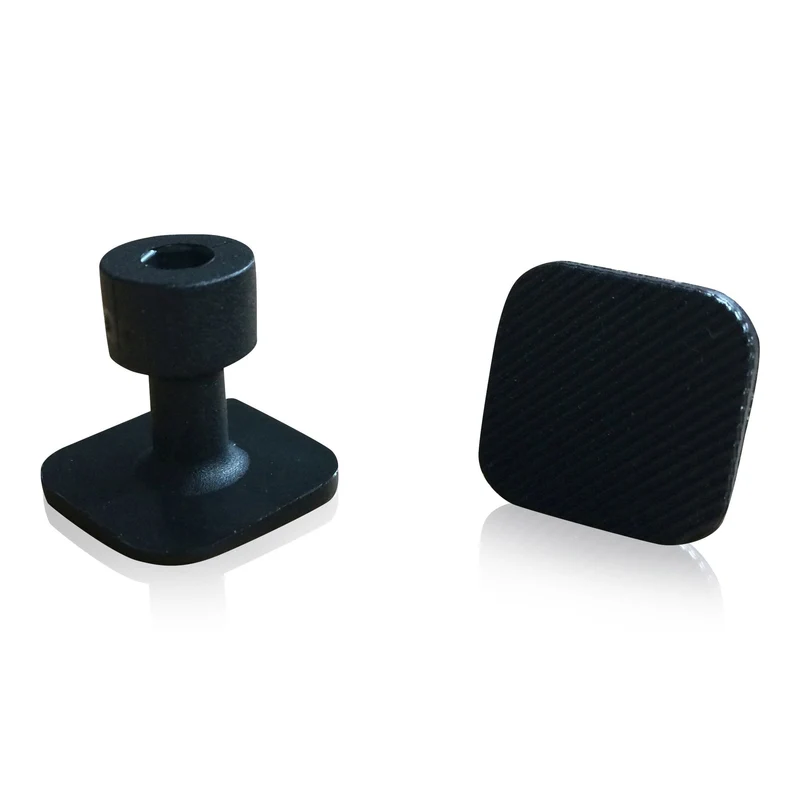 Klebeadapter schwarz 21x21mm