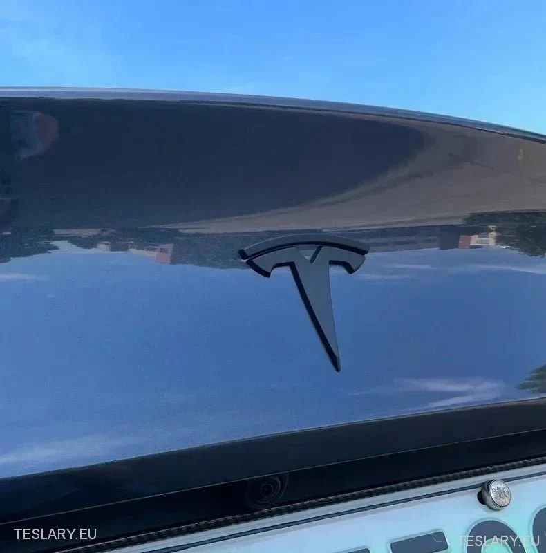 Tesla Model Y Logo-Set für Front, Heck und Lenkrad