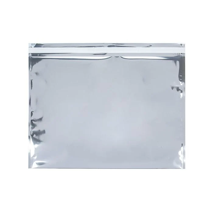 Glamour-Versandtaschen Metallisch Silber 30.5x23cm (100 Stück) [MM129S]