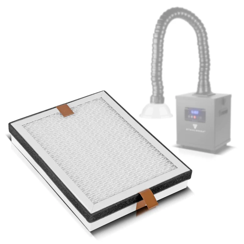 STAHLWERK Mittlerer HEPA Filter für Rauchabsaugung FE-150 ST Ersatzfilter | Luftfilter | Partikelfilter für Absauganlage | Rauchabsorber | Rauchabzug | Schweißrauch- und Lötabsaugung