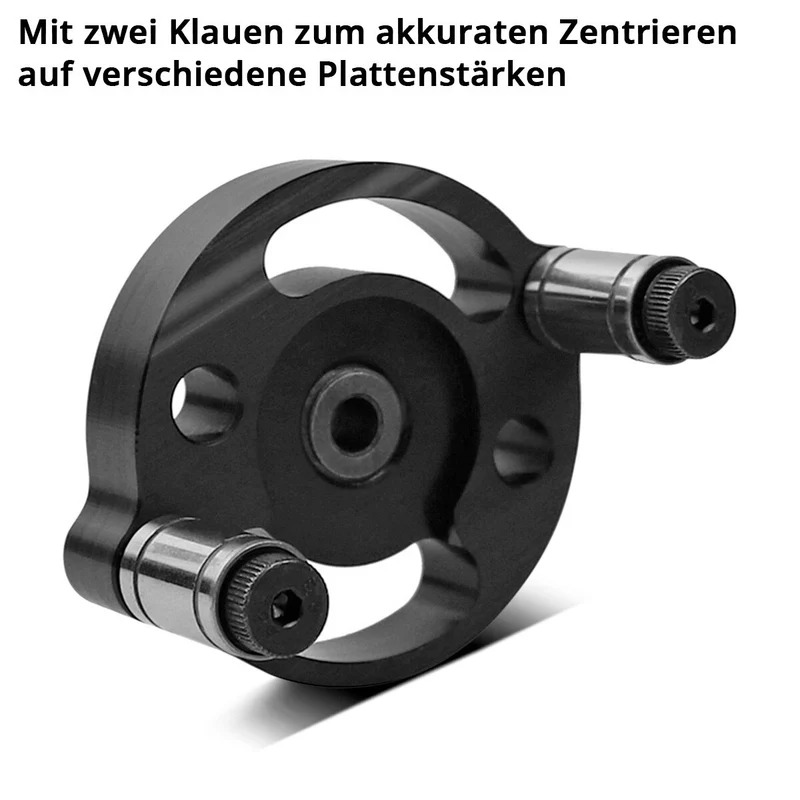 STAHLWERK Dübellehren-Set mit Bohrbuchsen und Bohrern 3 | 4 | 5 | 6 | 7 | 8 | 9 | 10 mm Selbstzentrierende Dübelhilfe | Dübellehre | Bohrschablone | Bohrführung | Bohrhilfe | Bohrlehre für Holzdübel