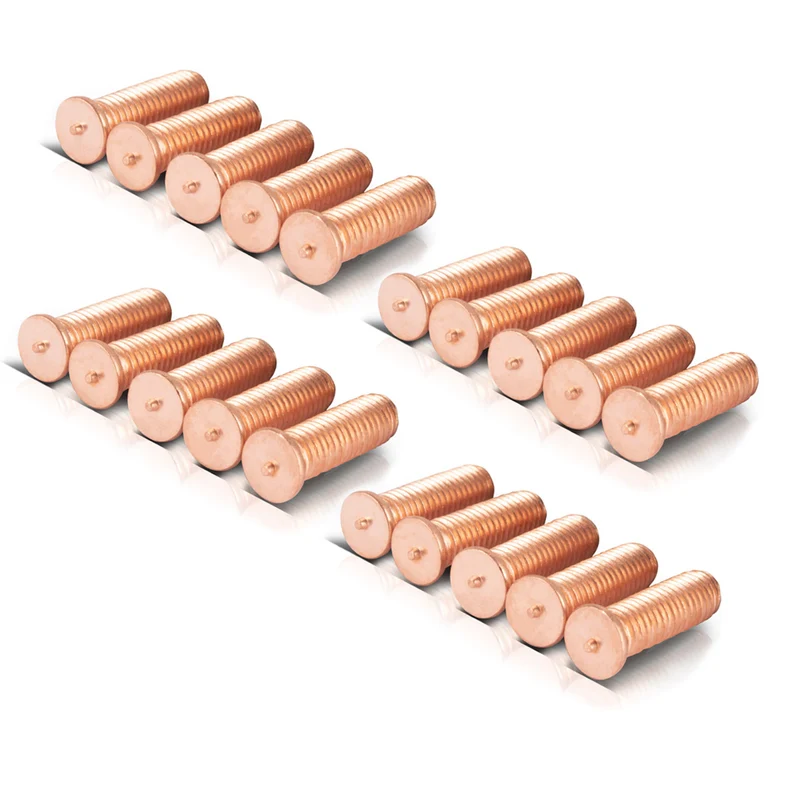 STAHLWERK Schweißbolzen M5x18 Gewinde 20er Set, Smart Repair Zubehör für Ausbeulspotter | Dellenlifter | Punktschweißgerät | Ausbeulwerkzeug zur professionellen Reparatur von Kfz Karosserien