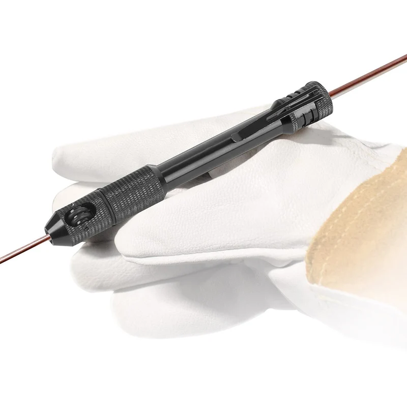 STAHLWERK TIG Pen | Drahtvorschubstift | WIG Schweißdrahthalter | Schweißstabhalter | Schweißvorschubstift | WIG Stift für Schweißstäbe von 0,8-3,2 mm