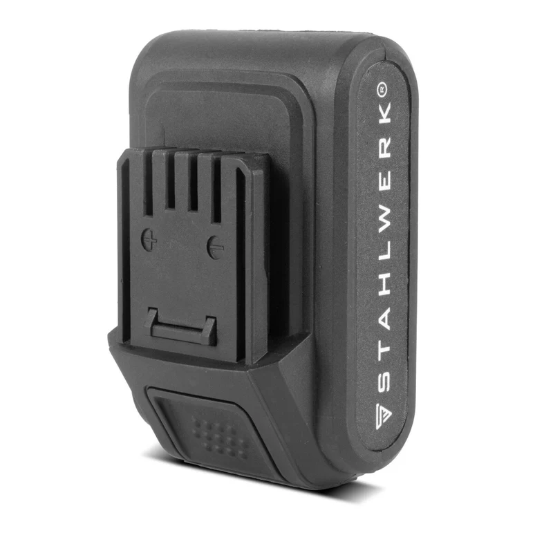STAHLWERK 12 V Akku 2Ah AS-12 ST Li-Ion Ersatzakku | Werkzeuge | Akkuschrauber | Akkubohrer | Akkuwinkelschleifer | Kapazität 2000 mAh