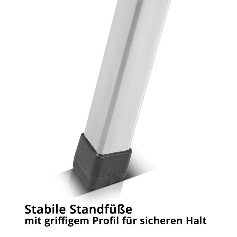 STAHLWERK Sägebock SB-910 ST pulverbeschichteter Metall-Arbeitsbock | Universal-Klappbock | Gerüstbock höhenverstellbar von 645 bis 910 mm mit 150 kg Tragkraft und rutschhemmender Oberfläche
