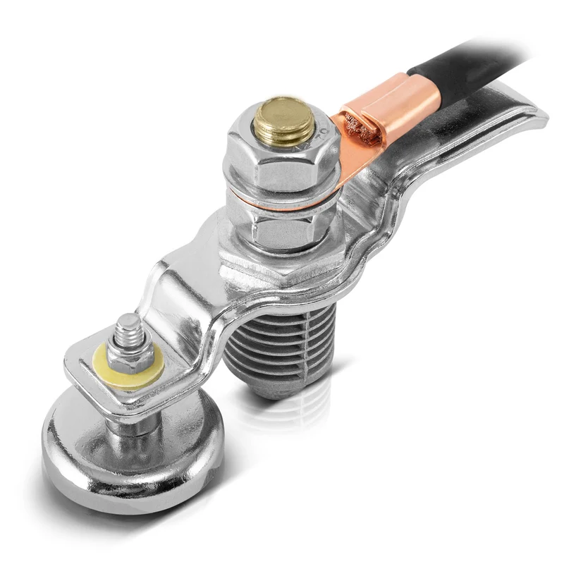 STAHLWERK Magnetische Erdungsklemme EC-300 ST / Masseklemme / Massemagnet für Schweißgeräte und Plasmaschneider bis 300 A