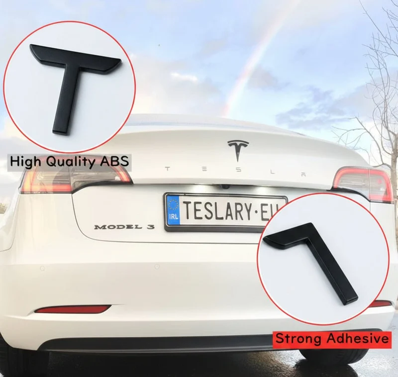 ABS 3D TESLA-Buchstaben – Neues Logo-Design für Ihren Tesla Model 3 YSX