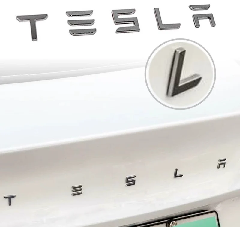 ABS 3D TESLA-Buchstaben – Neues Logo-Design für Ihren Tesla Model 3 YSX