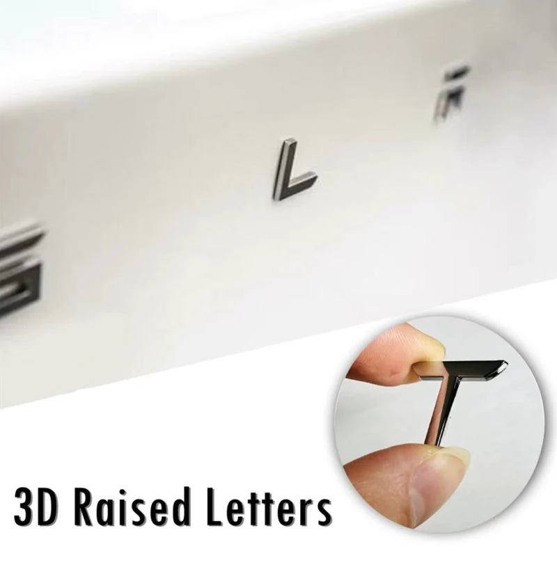 ABS 3D TESLA-Buchstaben – Neues Logo-Design für Ihren Tesla Model 3 YSX