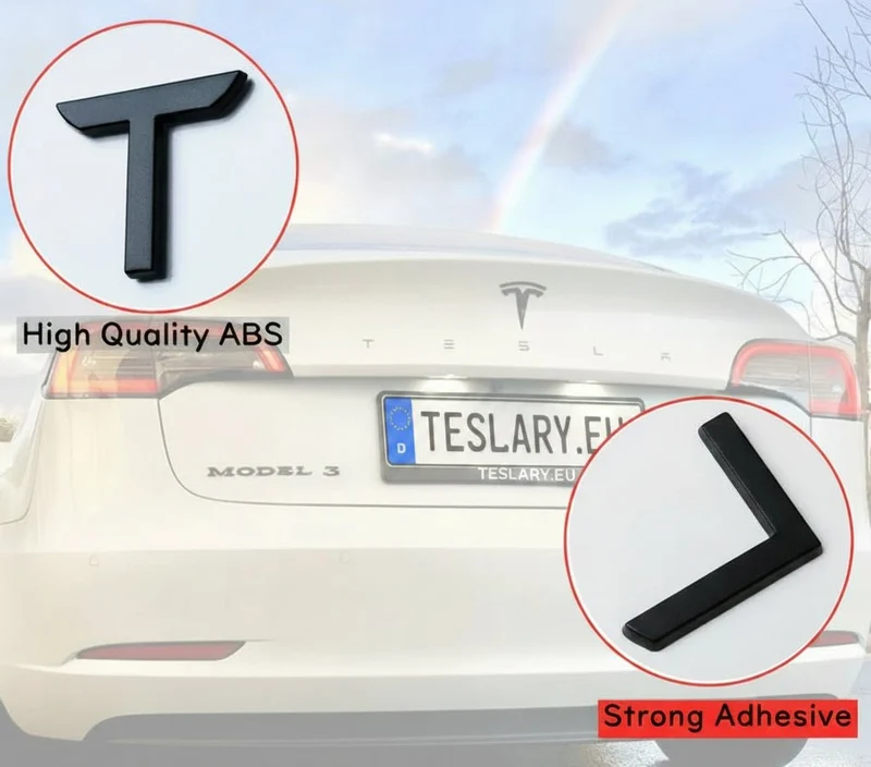 ABS 3D TESLA-Buchstaben – Neues Logo-Design für Ihren Tesla Model 3 YSX