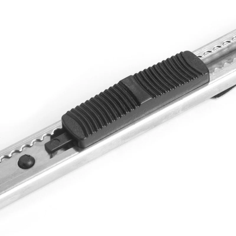 STAHLWERK Cuttermesser 10er Set mit 9 mm Abbrechklingen aus bruchfestem Carbon-Stahl präziser Cutter | Teppichmesser | Sicherheitsmesser | Paketmesser | Kartonmesser