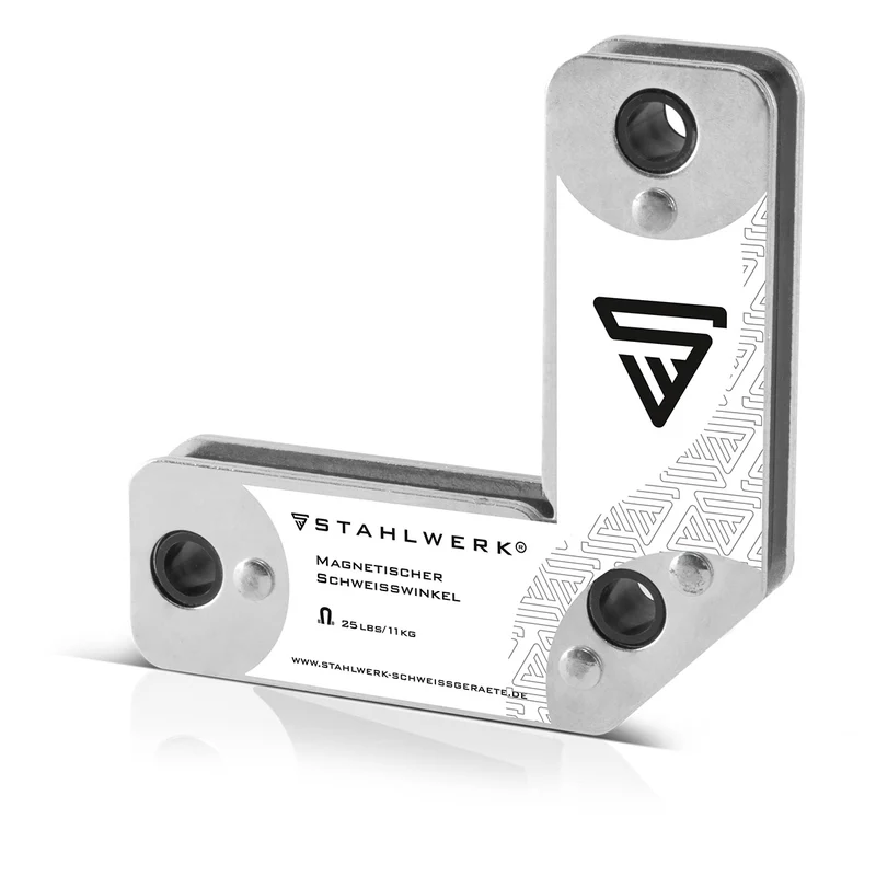 STAHLWERK 4er Set Magnet-Schweißwinkel 11,3 kg | 25 lbs praktischer Schweißmagnet | Magnetwinkel | Schweißpositionierer mit starker Haftkraft