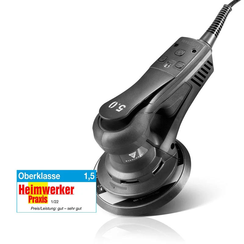 STAHLWERK ES-150 ST Kompakter Brushless Exzenterschleifer / Handschleifer mit 350 Watt nur 1,3 kg