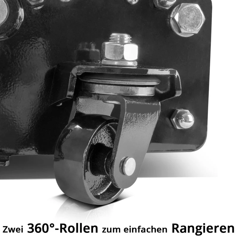 STAHLWERK Hydraulischer Wagenheber WHF-30 ST mit 3 t Tragkraft und Doppelhubkolben, Hubbereich 75-510 mm extra flacher Rangierwagenheber | Autoheber für Kfz Reifenwechsel