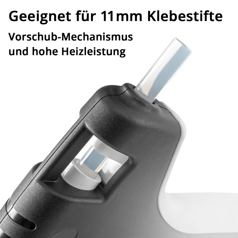 STAHLWERK Heißklebepistole HKP-250 ST Profi-Klebepistole / Heißkleber / Schmelzklebepistole mit Rückschlagventil und 250 Watt für 11 mm Heißklebestifte