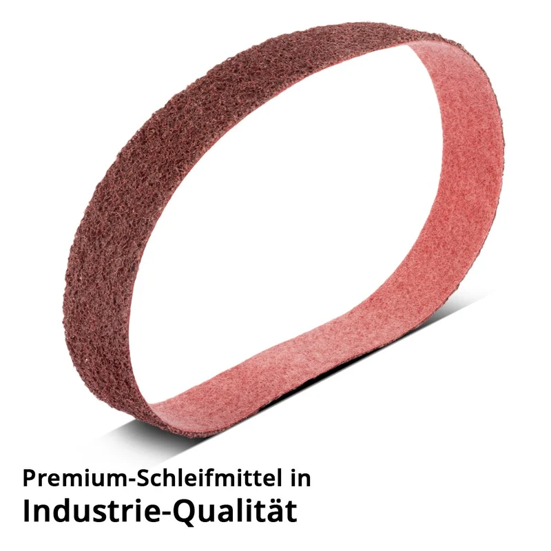 STAHLWERK Schleifvlies mittlere Körnung 40 x 760 mm Schleifband | Vliesbänder | Poliervlies | Universal-Schleifbänder | Schleifmittel für Rohrbandschleifer, Bandschleifer und Schleifgeräte
