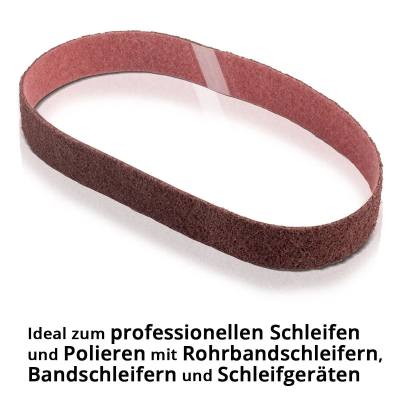 STAHLWERK Schleifvlies mittlere Körnung 40 x 760 mm Schleifband | Vliesbänder | Poliervlies | Universal-Schleifbänder | Schleifmittel für Rohrbandschleifer, Bandschleifer und Schleifgeräte