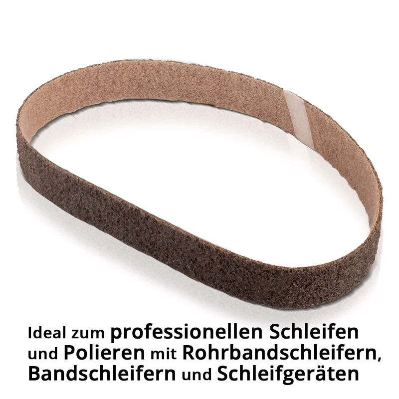 STAHLWERK Schleifvlies grobe Körnung 40 x 760 mm Schleifband | Vliesbänder | Poliervlies | Universal-Schleifbänder | Schleifmittel für Rohrbandschleifer, Bandschleifer und Schleifgeräte