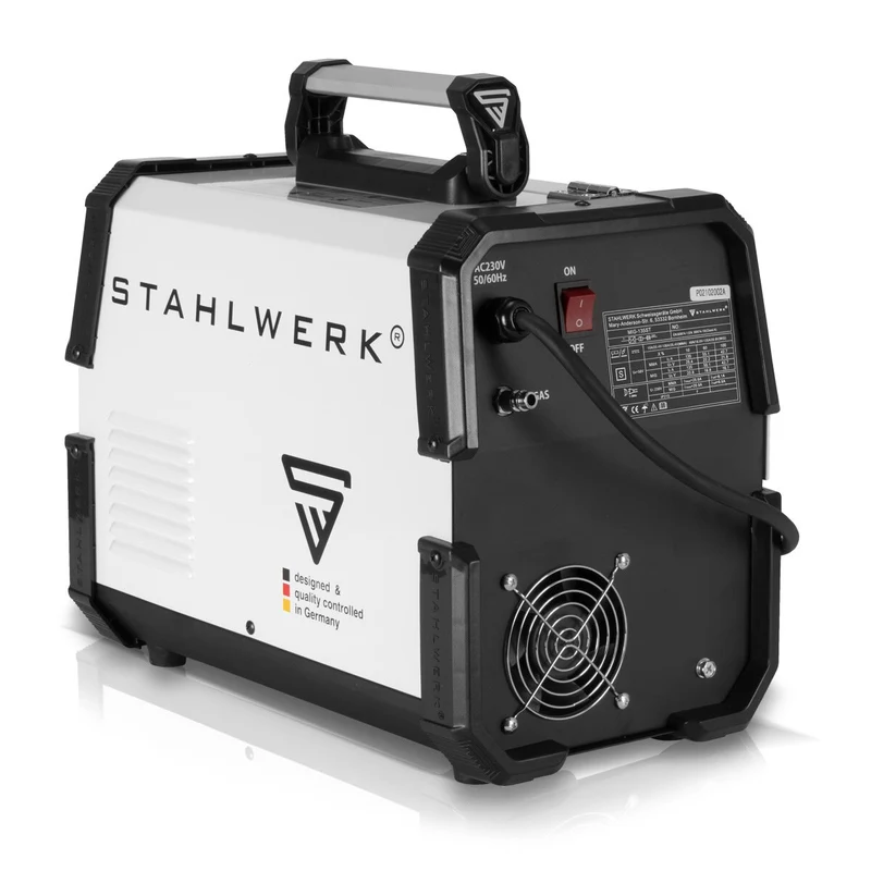 STAHLWERK Schweißgerät MIG MAG 135 ST IGBT Vollausstattung / Schutzgasschweißgerät mit synergischem Drahtvorschub und echten 135 Ampere / Kombi-Schweißgerät