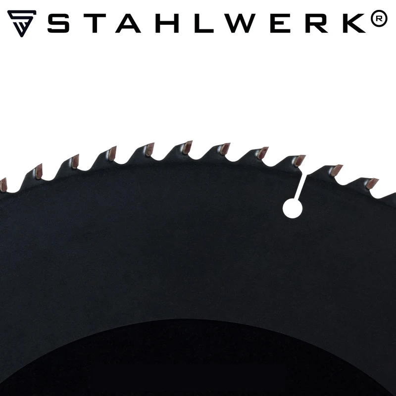 STAHLWERK Sägeblatt für Metalltrennsäge/Metallkreissäge Schwarz 255 x 25,4 mm / 10"