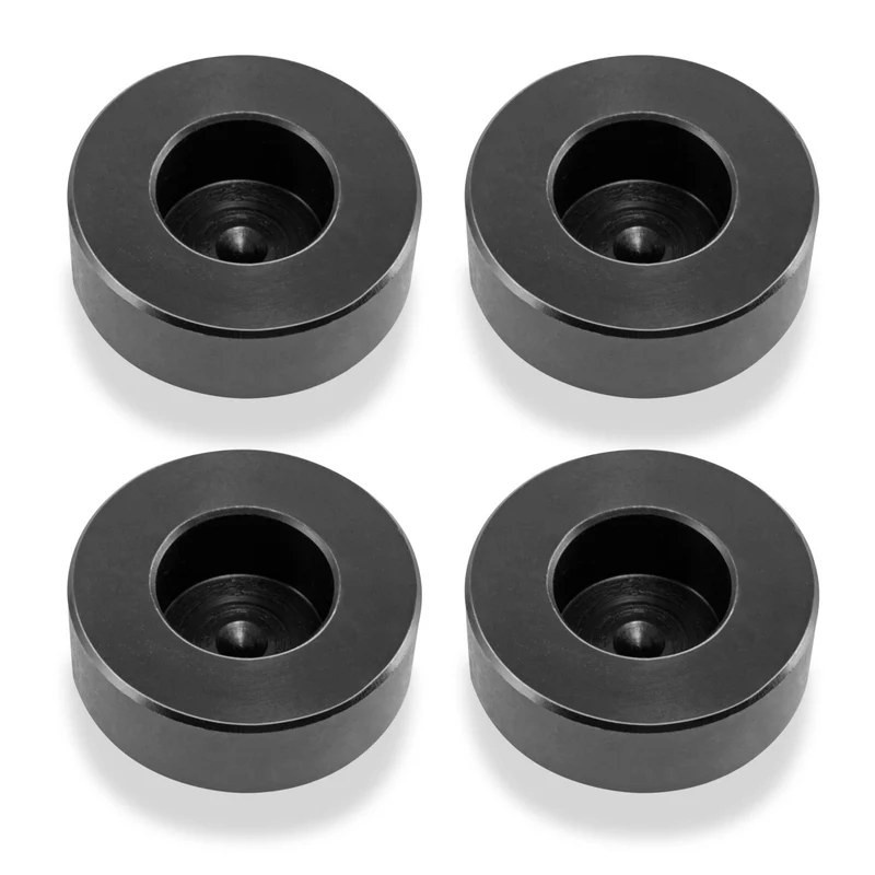 STAHLWERK Abstandhalter und Spannbolzen 44 x 15 mm stapelbar für Schweißtische mit D 22 Lochsystem - Praktisches 4er Set
