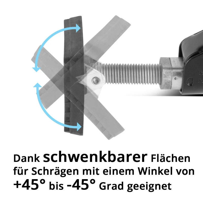 STAHLWERK Montagestütze / Baustütze MH-115 ST 66-115 cm, 40 kg Tragkraft, robuster Türspanner / Teleskopstütze / Spannstütze