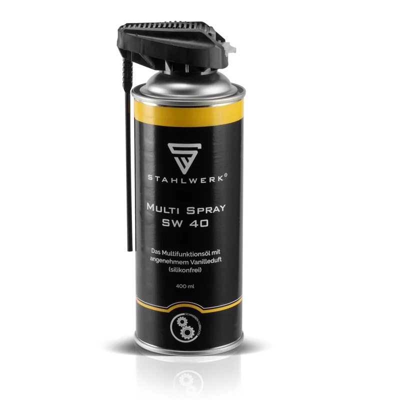 STAHLWERK 3er Set Multi Spray SW 40 multifunktionales Kriech- und Wartungsöl / Multifunktions-Spray für Haushalt, Industrie und Werkstatt