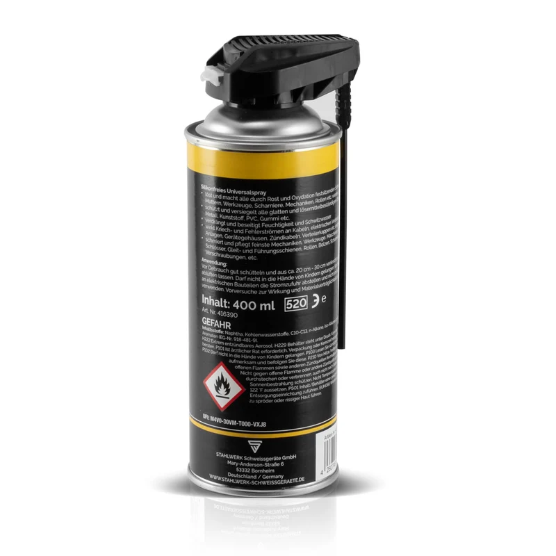 STAHLWERK 3er Set Multi Spray SW 40 multifunktionales Kriech- und Wartungsöl / Multifunktions-Spray für Haushalt, Industrie und Werkstatt