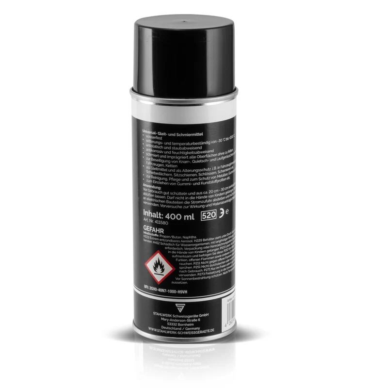 STAHLWERK Silikon-Spray Multifunktionales Schmier- und Wartungsöl Multifunktions-Spray für Haushalt Industrie und Werkstatt