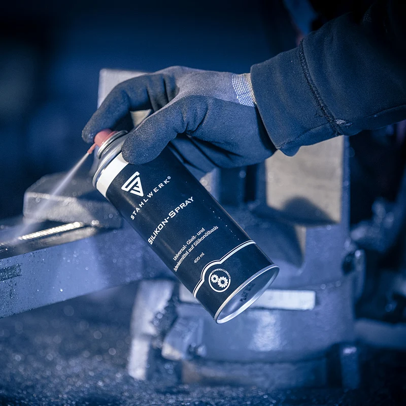 STAHLWERK Silikon-Spray Multifunktionales Schmier- und Wartungsöl Multifunktions-Spray für Haushalt Industrie und Werkstatt