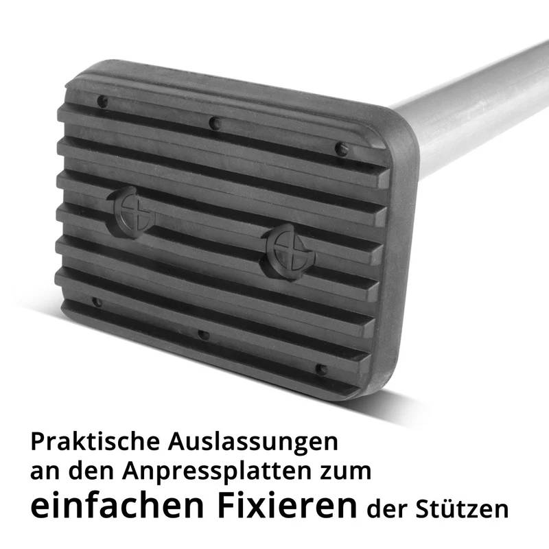 STAHLWERK Montagestütze | Baustütze MH-115 ST 4er Set 66-115 cm, 40 kg Tragkraft, robuster Türspanner | Teleskopstütze | Spannstütze