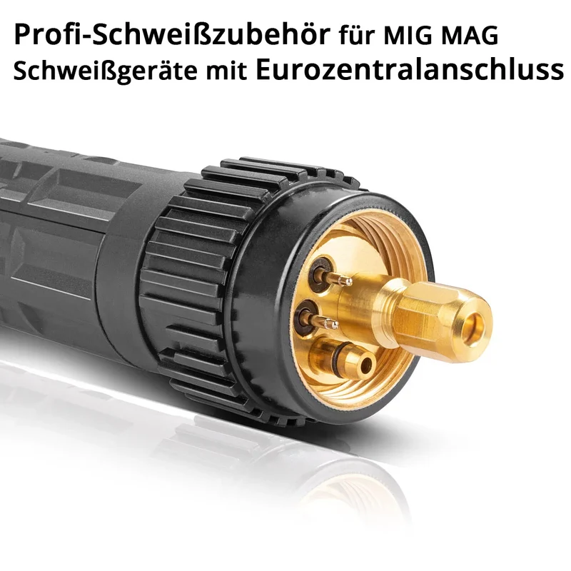 STAHLWERK MIG MAG-Schweißbrenner AK25/MB25 mit 5 Meter Schlauchpaket / Brenner für MIG MAG Schweißgeräte