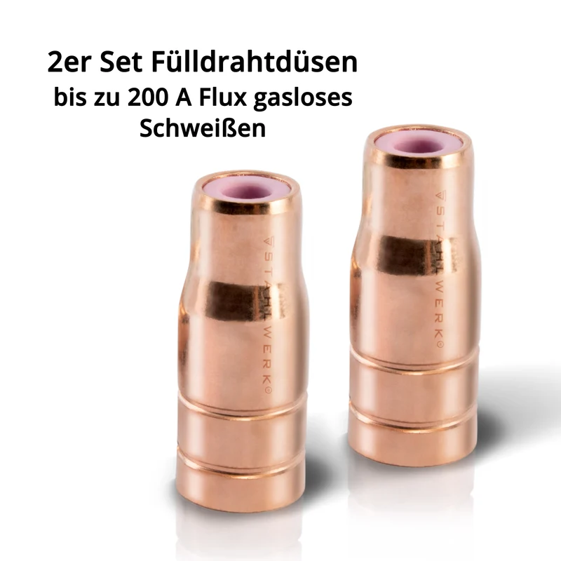 STAHLWERK Fülldrahtdüse AK15/MB15 bis zu 200 A 2er Set Originalzubehör
