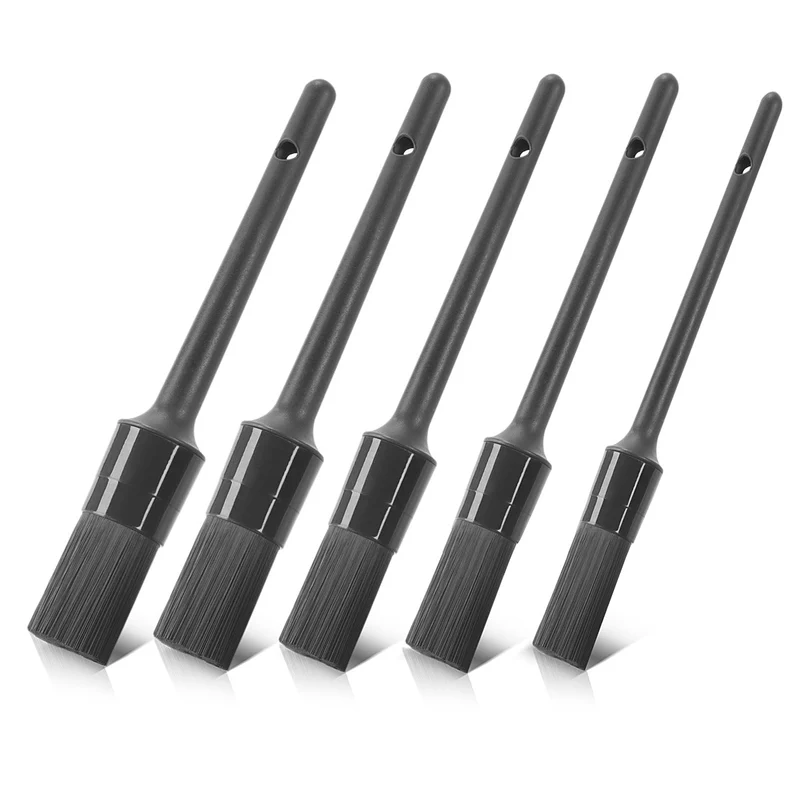 STAHLWERK Auto-Reinigungsbürsten 5er Set Autopflege-Pinsel | Detailing-Bürsten | Autowasch-Set | Universal-Bürsten zum Reinigen empfindlicher Oberflächen