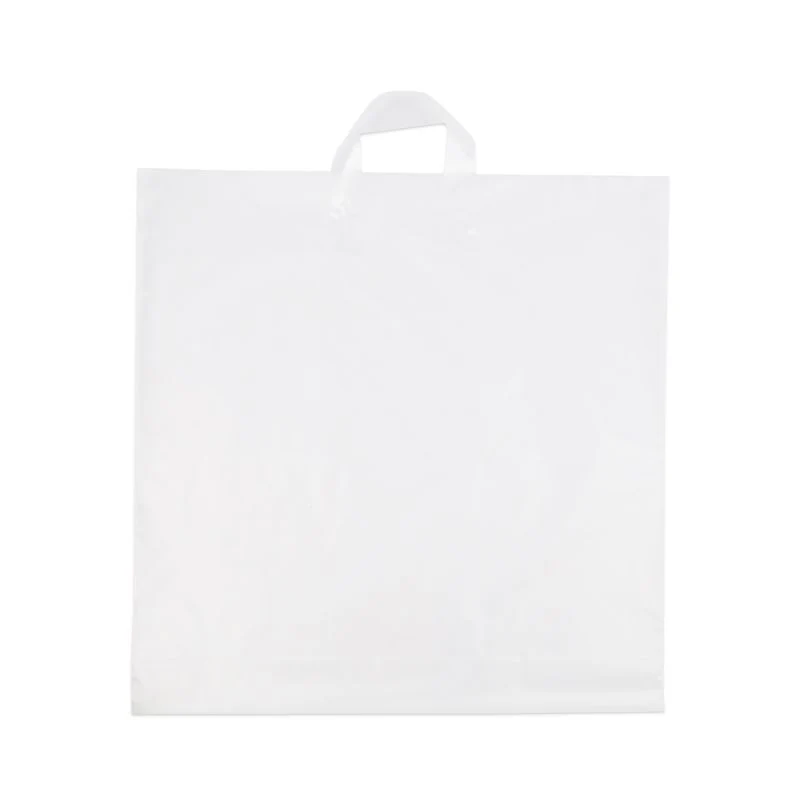 Kunststoff-Henkeltaschen - Halbtransparent 50x50+2x5 cm (250 Stück) [FP-DQL003]