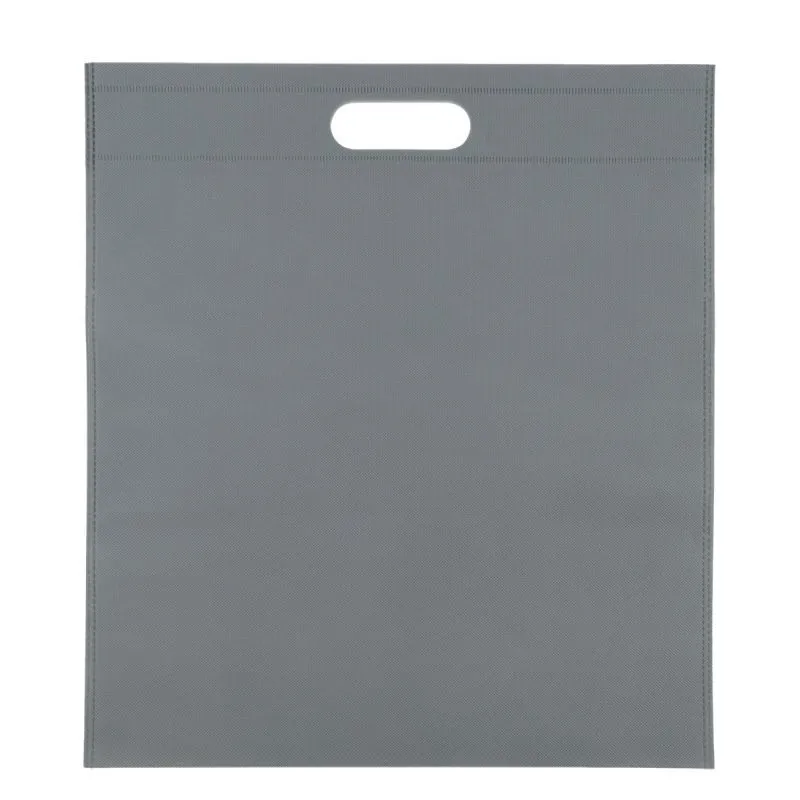 Budget-Non-Woven-Taschen mit Griff 40x45 cm Hellgrau (400 Stück) [FP-DNW034]