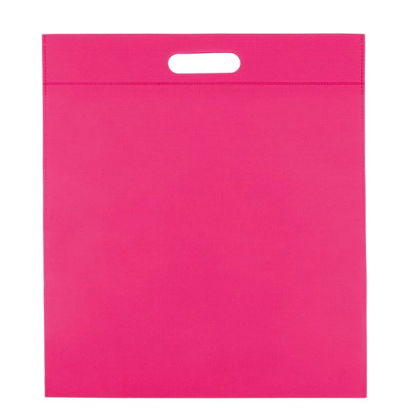 Budget-Non-Woven-Taschen mit Griff 40x45 cm Rosa (400 Stück) [FP-DNW032]