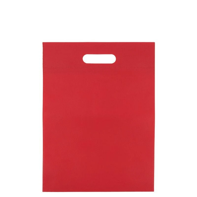 Budget-Non-Woven-Taschen mit Griff 30x40 cm Rot (400 Stück) [FP-DNW027]