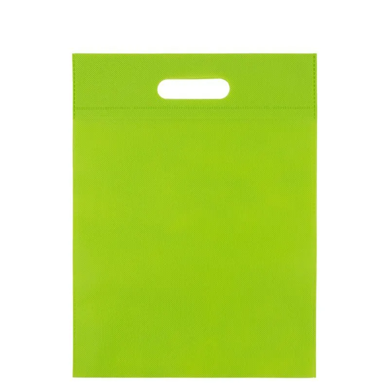 Budget-Non-Woven-Taschen mit Griff 30x40 cm Grün (400 Stück) [FP-DNW025]