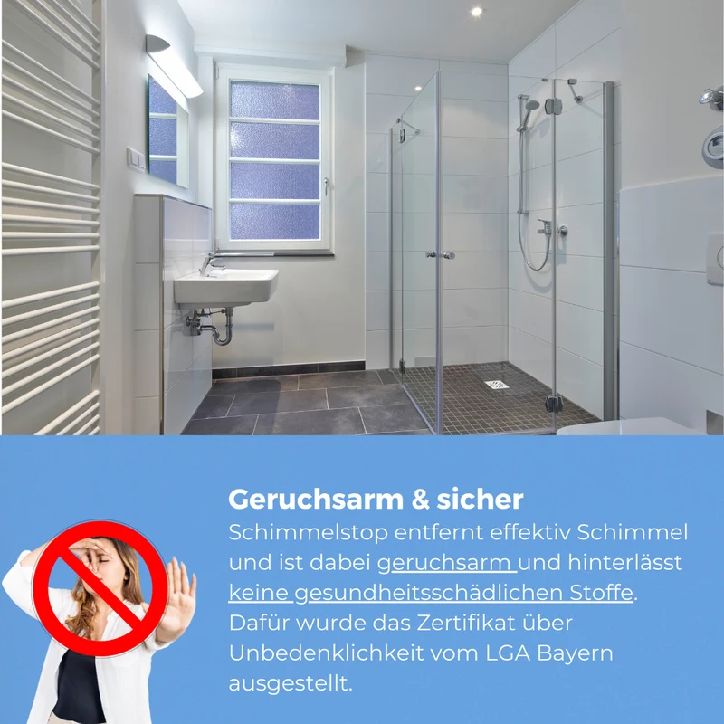 Schimmel Stop Schimmelentferner für Bad, Wand und Fugen 500 ml