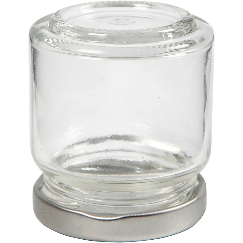 Aufbewahrungsglas 6.5x5.7cm - Transparent (12Stck./100 ml) [HOB55907]