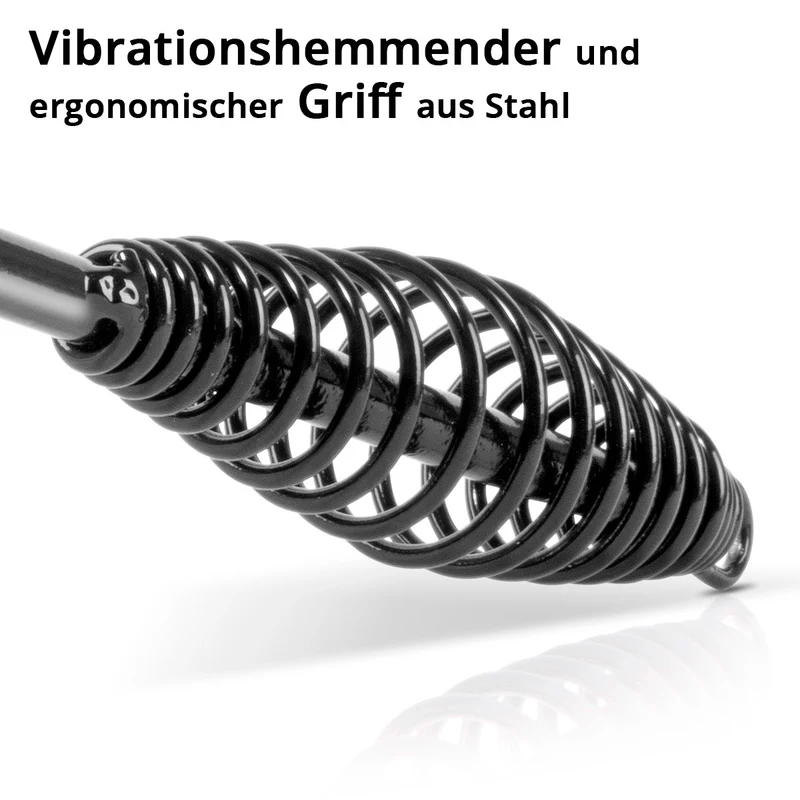 STAHLWERK Schlackehammer / Schweißerhammer 300 g robuster Schlackenhammer aus Stahl, Spitz- und Flachmeißel mit vibrationshemmendem Griff
