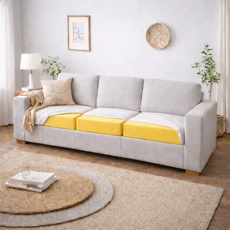 Sitzpolster für IKEA KIVIK 3er Sofa (91 x 73 x 17 cm) aus Schaumstoff mit Trikot