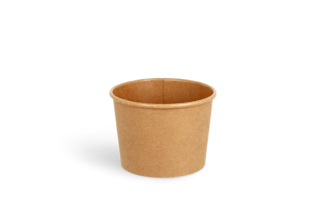 Suppentasse Karton 240ml Ø9 cm 8oz kraft (500 Stück) [TK-9987578]